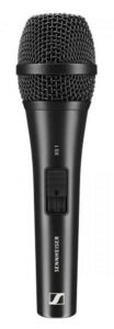 Sennheiser XS1 Dynamic Cardioid Vocal Microphone | Black | On/Off Switch | XLR Output | Includes Mic Clip & Protective Pouch | Ideal for Live Performances, Presentations & Rehearsals