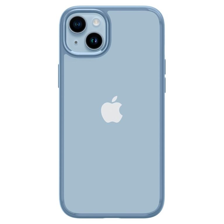 Spigen Ultra Hybrid Back Cover Case for iPhone 14, Durable Hybrid Structure, Air Cushion Technology – Polycarbonate + TPU | Sierra Blue