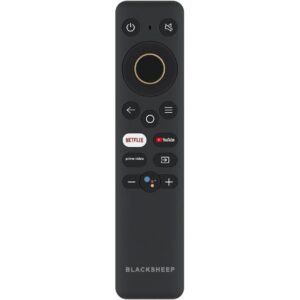 RAVIAD Infrared Remote Control for Realme Smart 4K Android LED OLED QLED TV Replacement for Original realme Remote with Netflix, Prime Video and YouTube Hot Keys – Non Voice