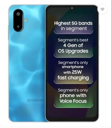 Samsung Galaxy F06 5G, Bahama Blue (4GB, 128GB)