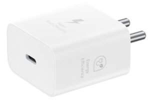 45W Super Fast Charger Compatible with Samsung Galaxy S24/S23/S22/S21/S20 (Ultra/Plus/Fe), Note 20/20+/10(All Series), Z Fold/Flip/S/A/F/M Series | Type C PD 3.0 Charger Adapter White