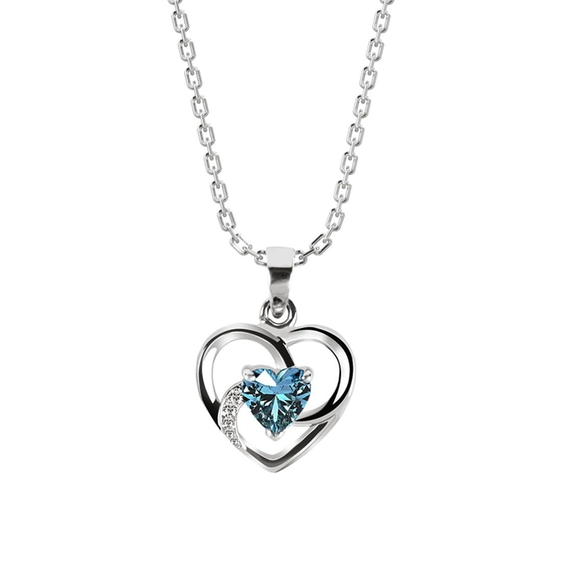 Clara 925 Silver Olesya Heart Pendant Earrings Chain Bracelet Ring Anklet
