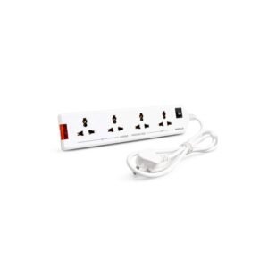 Havells 4 Way Extension Board With Surge & Spike Protection|For Power Requirements Up To 1440W |1.5 Mtr ISI Certified Copper Wire| LED Indicator | Rating -6A, 240V | Home & Office Use, 10 Volts
