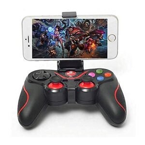 meesa V8 Wireless BT4.0 Bluetooth Wireless Gaming Controller, Joystick Gamepad Computer Game Controller for PC Windows 7/8/10/Switch/TV Box/Laptop/Smart Phones(ANDROID/IOS)(Black)
