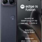 Motorola Edge 70 Fusion (Pantone Silhouette, 12GB RAM, 256GB Storage) | 6.78″ 144Hz AMOLED | Snapdragon 7s Gen 4 | 50MP OIS + 13MP Camera | 32MP Selfie | 7000mAh Battery | 68W TurboPower |
