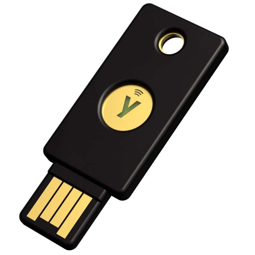 Yubico – YubiKey 5 NFC – Multi-Factor authentication (MFA) Security Key and passkey, Connect via USB-A or NFC, FIDO Certified – Protect Your Online Accounts