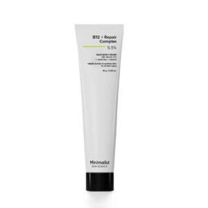 Minimalist Barrier Repair Face Moisturizer with Vitamin B12 Complex 5.5% with Ceramides for All Skin Types | Strengthens Skin Barrier, Boosts Hydration, Soothing, Lightweight Gel Texture | 10 gm