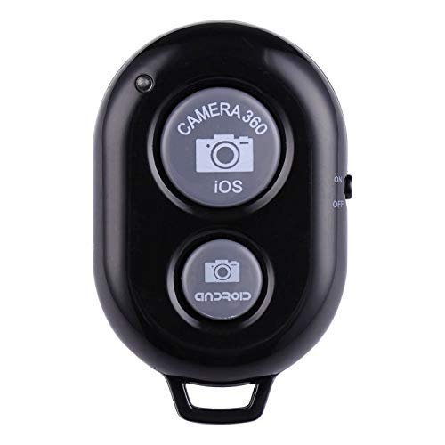 RC03 PRO Remote Shutter Release Bluetooth Camera Control for iOS and Android Smartphone Tablet (Black)