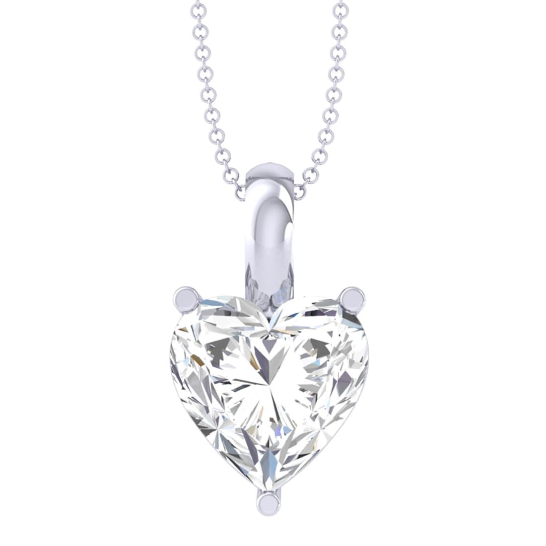 Clara 925 Silver Heart Pendant Earrings Chain Bracelet Ring for Women