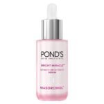 Pond’s Bright Miracle Ultimate Brightening Serum with Niasorcinol | 30X better than Vitamin C | For Visibly Brighter, Spot-Free Skin in 1 Week | Lightweight & Fast Absorbing | 15ml