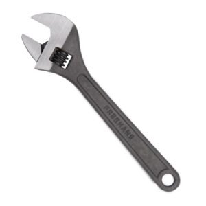 FREEMANS 6″ Phosphate Finish, Anti-Corrosion Adjustable Wrench Spanner, Adjustable Wrench for All Nut Sizes, Easy to Grip Wrench, Universal Wrench, Plumbing Tool (6-Inch)