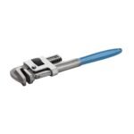 AGRICO TATA Stilson Type Pipe Wrench | Ideal for Construction & Heavy-Duty Applications for Industrial & Professional Use | Alloy Steel Wrench GREY & BLUE | Size -14Inch/350 mm – WRS004_NEW