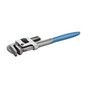 AGRICO TATA Stilson Type Pipe Wrench | Ideal for Construction & Heavy-Duty Applications for Industrial & Professional Use | Alloy Steel Wrench GREY & BLUE | Size -14Inch/350 mm – WRS004_NEW