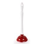Cello Kleeno Max Multifunctional Plunger | Enhanced Pressure, Fit, and Suction | Plastic Handle For Comfortable Grip | Compact Design with Ergonomic Handle and Long-Lasting Durability | Red