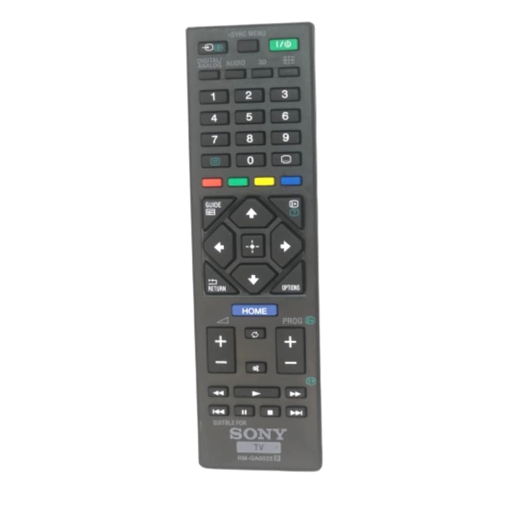 Sony LED TV Remote Control Compatible Replacement for Sony Bravia LED Smart TVs | IR Wireless Universal Remote by Gvirtue | Easy Setup Durable Black TV Controller Home Entertainment Use