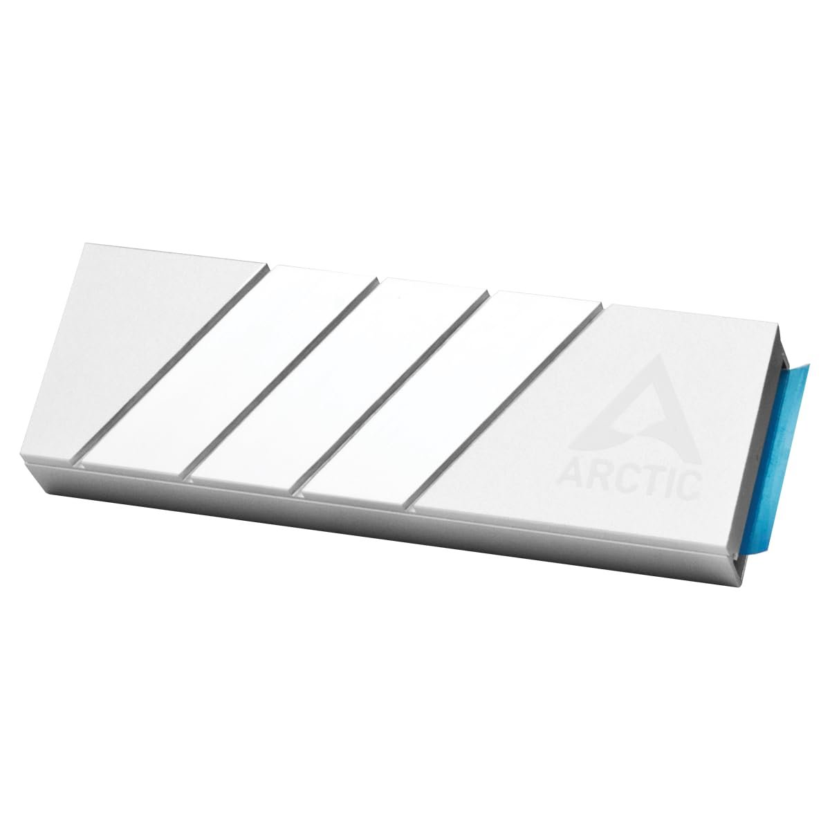 ARCTIC M2 Pro – Heatsink Cooler for M.2 2280 SSD, with ARCTIC TP-3 Thermal Pads, Compatible with PC & Gaming Consoles, for Dual and Single-Sided SSDs – Silver