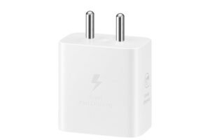 45W Super Fast Charger Compatible with Samsung Galaxy S25/ S24/S23/S22/S21/S20 (Ultra/Plus/Fe), Note 20/20+/10(All Series), Z Fold/Flip/S/A/F/M Series | Type C PD 3.0 Charger Adapter White