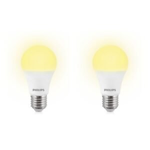 Philips Base E27 12-Watts LED Bulb (Golden Yellow,Pack of 2)