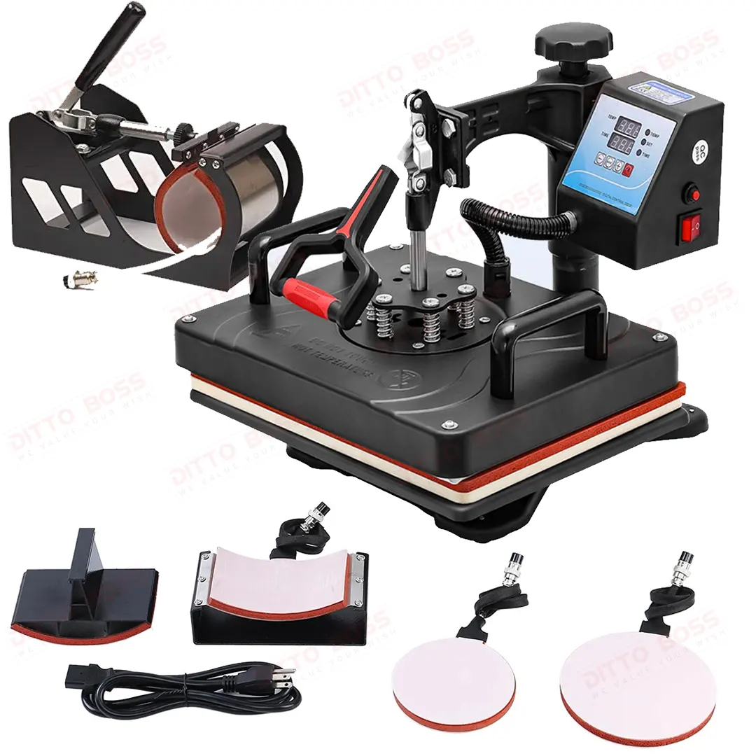 5 in 1 Combo T-Shirt Printing Machine