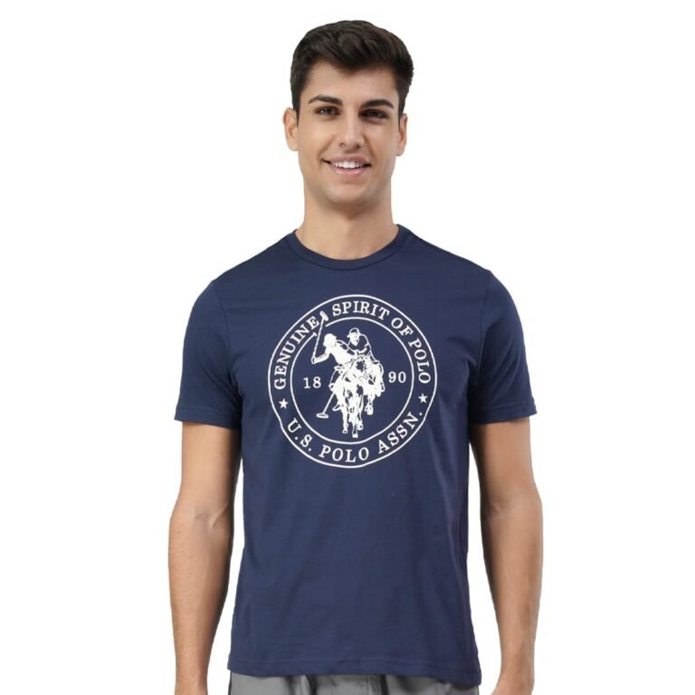U.S. Polo ASSN. Men’s I643 Comfort Fit Printed Lounge Cotton T-Shirt