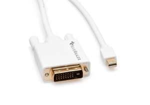 BlueRigger Mini DisplayPort (Mini DP) | Thunderbolt to DVI Male Adapter Cable (6 Feet)