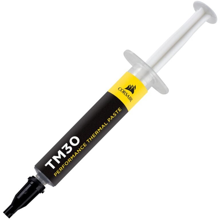 Corsair TM30 Performance Thermal Paste | Ultra-Low Thermal Impedance CPU/GPU | 3 Grams|w/applicator, silver for Desktop