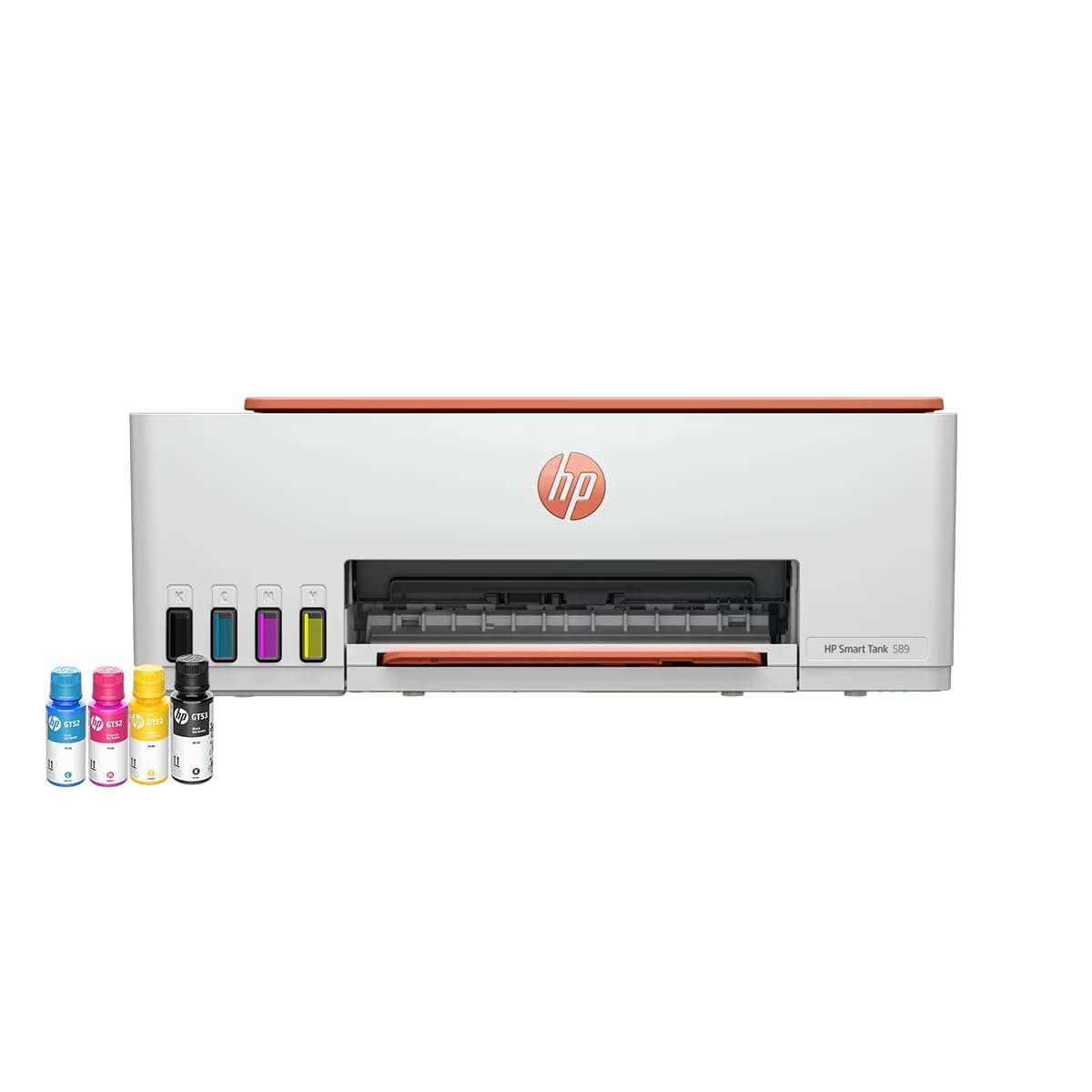 HP Smart Tank 589 All-in-One WiFi Colour Printer |Up to 4000 Black & 6000 Colour Prints I Print,Scan & Copy for Home/Office