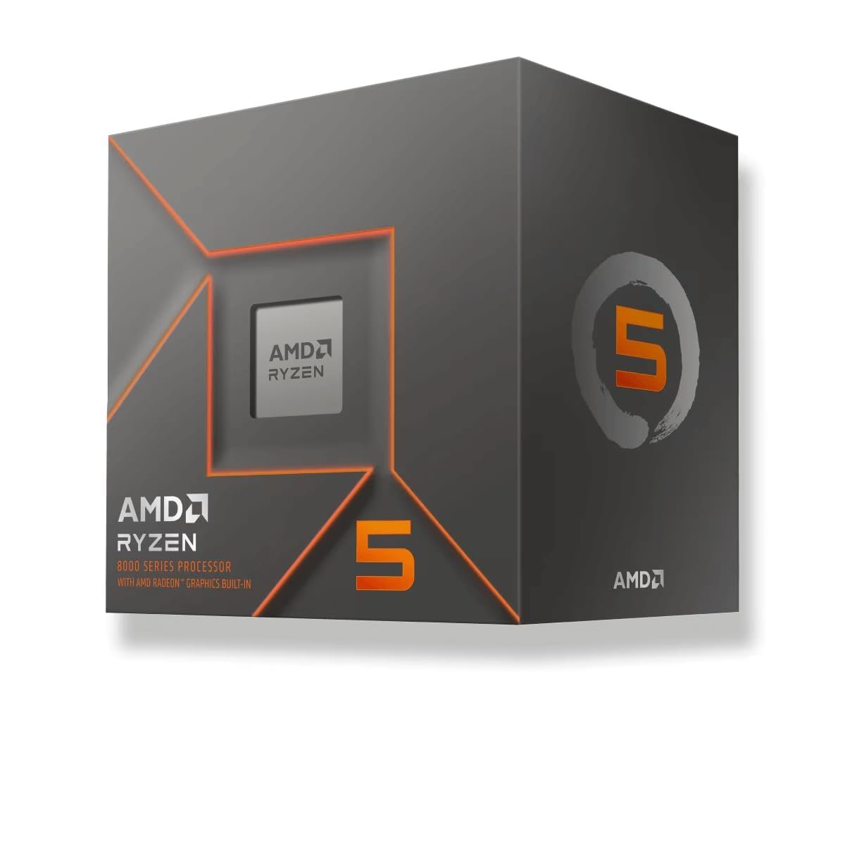 AMD Ryzen 5 8500G Desktop Processor 6 cores 12 Threads 22 MB Cache 3.5 GHz Upto 5 GHz AM5 Socket (100-100000931BOX)