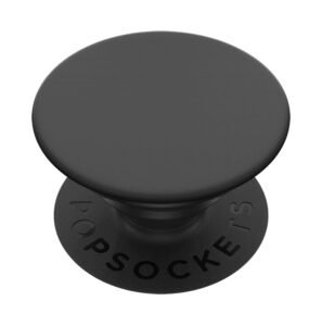 ​​​​PopSockets Phone Grip with Expanding Kickstand, Adhesive Grip – Black