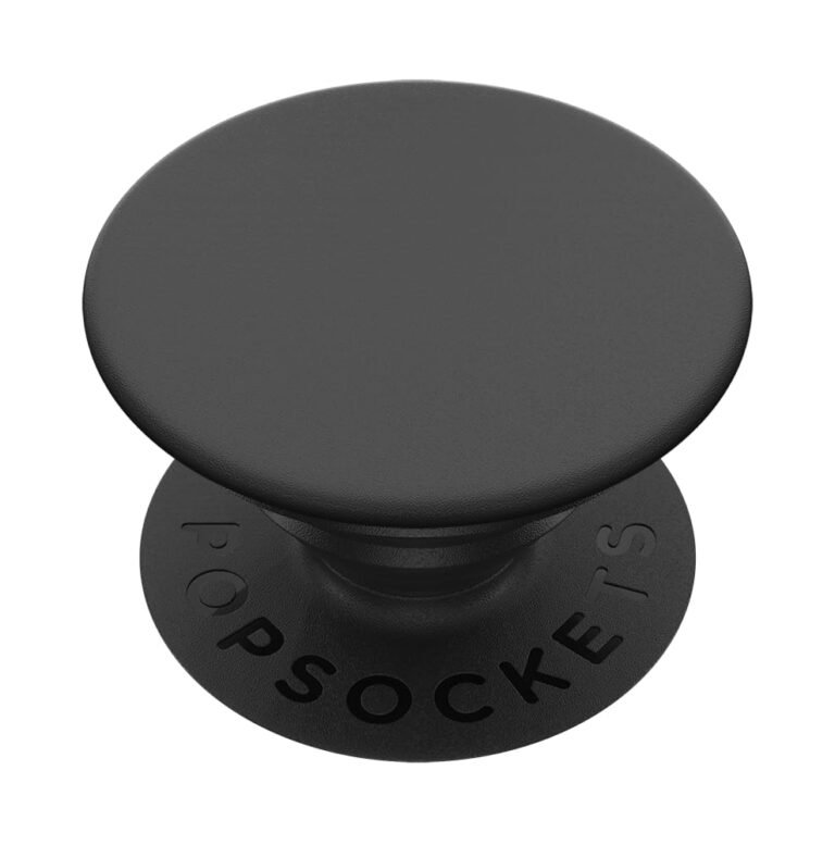 ​​​​PopSockets Phone Grip with Expanding Kickstand, Adhesive Grip – Black