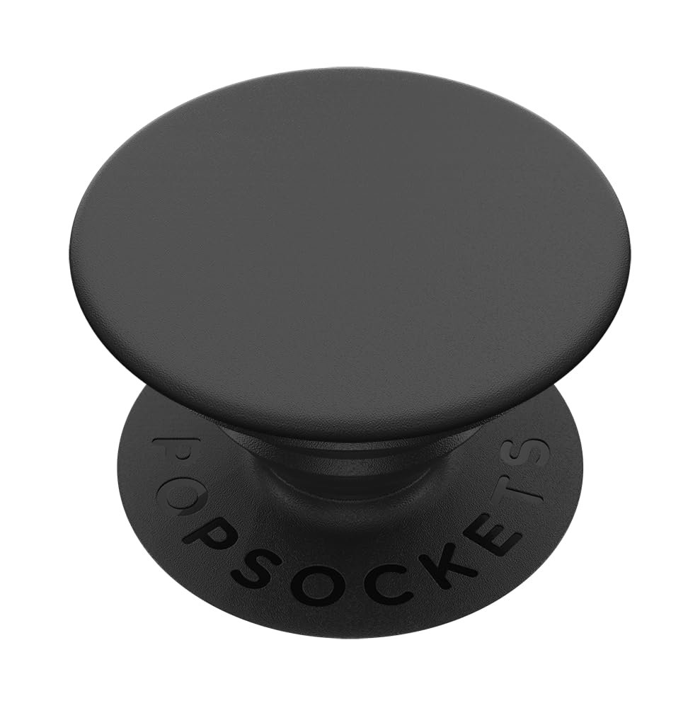 ​​​​PopSockets Phone Grip with Expanding Kickstand, Adhesive Grip – Black