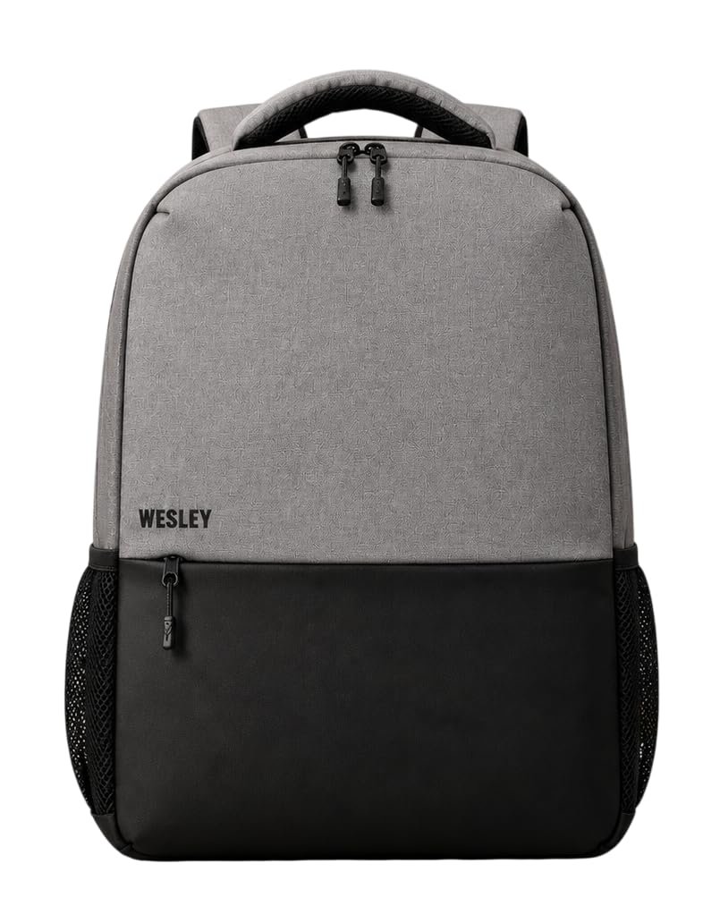 Wesley Milestone 2.0 Casual Waterproof Laptop Backpack/Office Bag/School Bag/College Bag/Travel Backpack (Dimensions:13×18 inches) (Compatible with 39.62cm(15.6inch laptop) 30 L