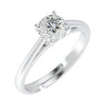Clara 925 Sterling Silver Franco Adjustable Ring Gift for Women & Girls