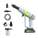 Dylect® AirWash Go Cordless Battery Pressure Washer Gun, Light Grey