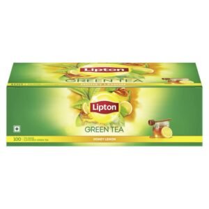 Lipton Green Tea, Honey Lemon, 100 Tea Bags, for Weight Loss, with Catechins to Boost Metabolism, Zero Added Sugar, All Natural Ingredients