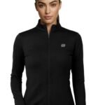 PUMP’D Women’s Jacket | Slim Fit | Thumb Hole Open Sleeve | Full Zipper | UV Protection | 360° Reflective Logo | Perfect for Workout