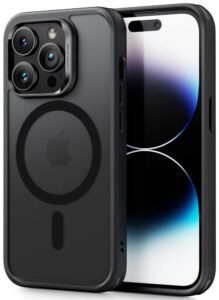 ESR Classic Hybrid for iPhone 14 Pro Case, Frosted Black