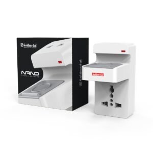 Goldmedal Nano 3 Pin Plug Travel Adaptor with Mobile Stand