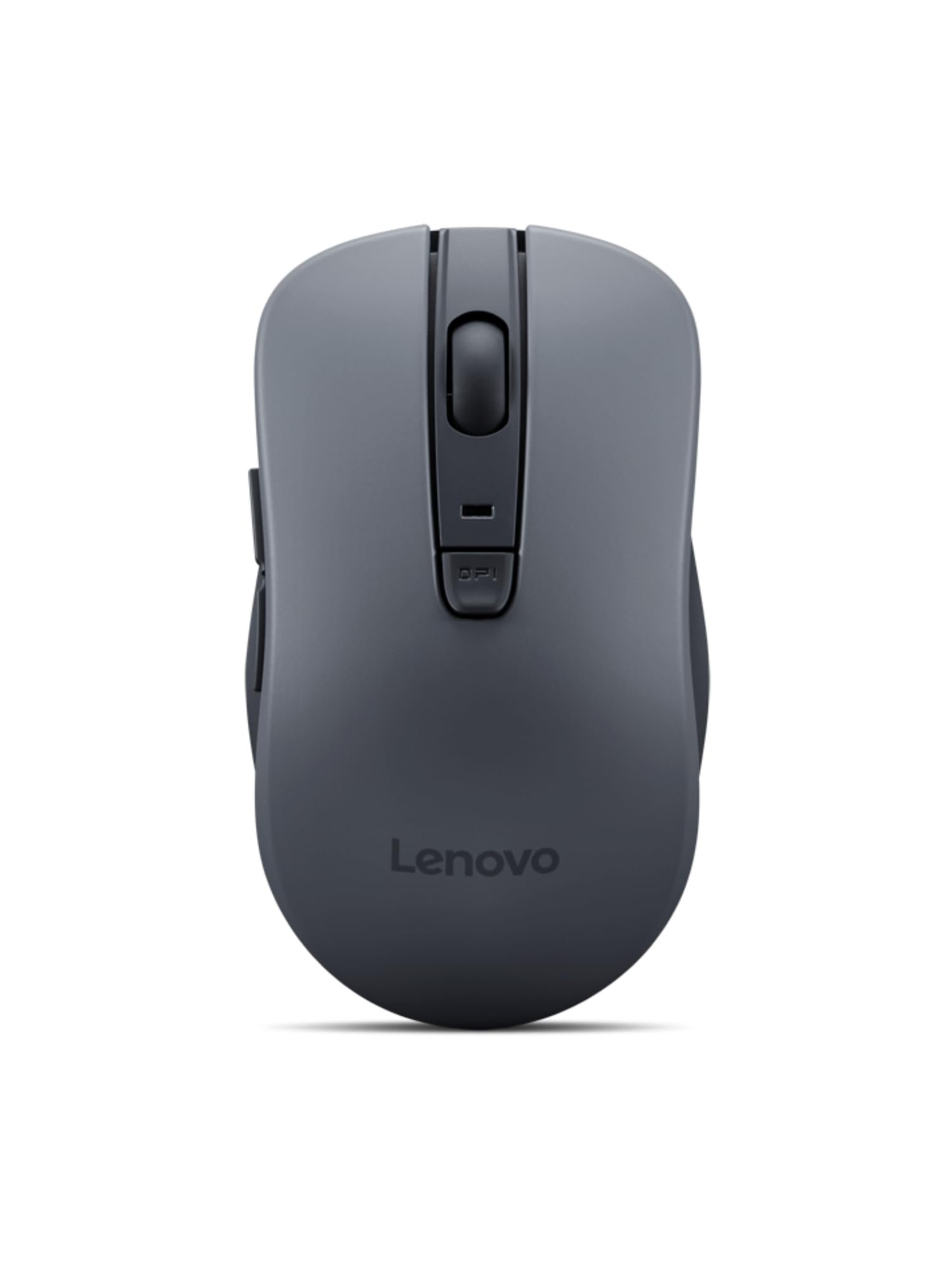 Lenovo WL310 Bluetooth Silent Mouse, Bluetooth 5.0, Upto 3million Button clicks, 1600 DPI, 6 Buttons (Left Click, Right Click, Scroll Click, DPI, 2 x Side Buttons), DPI LED Indicator, Grey