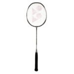 YONEX ZR 100 Light Aluminium Strung Badminton Racket with Full Racket Cover (Dark Charcoal) | For Beginners | 95 grams
