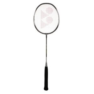 YONEX ZR 100 Light Aluminium Strung Badminton Racket with Full Racket Cover (Dark Charcoal) | For Beginners | 95 grams