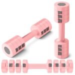 Slovic Women Adjustable Dumbbell Set for Home Workout [2.5 KG x 2]