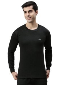 Lux Cott,s Wool Men’s Thermal Top | Round Neck Full Sleeve Thermal Innerwear for Men | Warm, Soft & Comfortable Winter Wear | Regular Fit