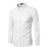 MILDIN Men’s Premium Cotton Full Sleeve Shirt | Formal & Casual Wear |Soft Breathable Fabric | Regular Fit | Office, Business