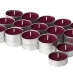 IKEA SINNLIG Scented Tealight, Sweet Berries, Red – 30 pack