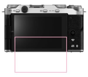 M.G.R.J® Tempered Glass Screen Protector for Fujifilm X-M5 / XM5 Mirrorless Camera (Transparent)
