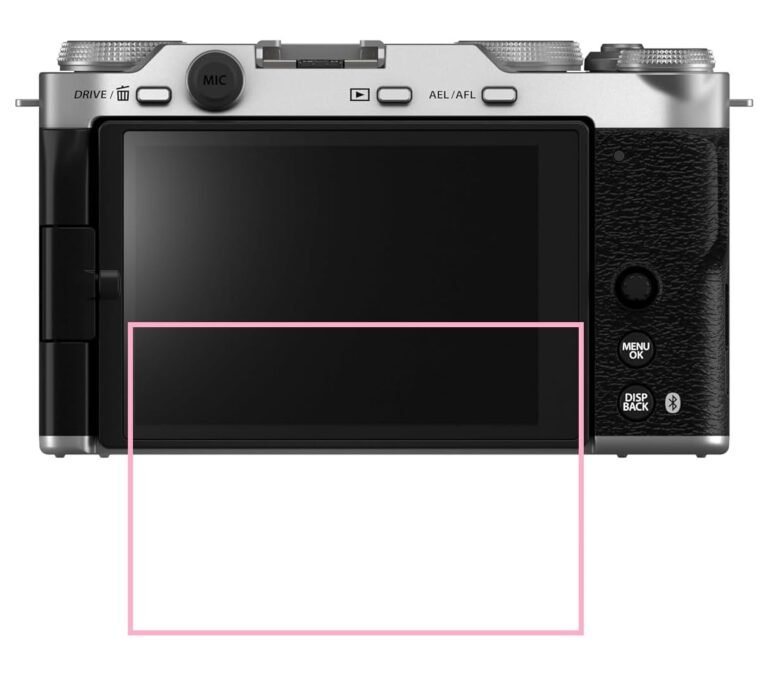 M.G.R.J® Tempered Glass Screen Protector for Fujifilm X-M5 / XM5 Mirrorless Camera (Transparent)