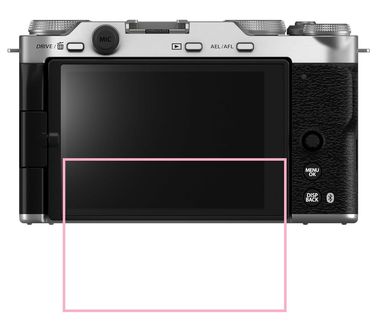 M.G.R.J® Tempered Glass Screen Protector for Fujifilm X-M5 / XM5 Mirrorless Camera (Transparent)