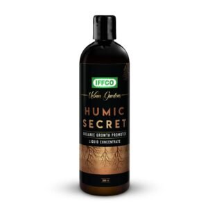 IFFCO Urban Gardens – Humic Acid (98%) 200 ML – Humic & Fulvic Acid Fertilizer for Plants | Soil Conditioner & Root Growth Promoter – 100% Water Soluble