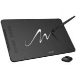 XP-Pen Deco01 V3 Digital Graphics Drawing Pen Tablet (10″ x 6.25″, 16384 Levels of Pressure Sensitivity, Battery-Free Passive Stylus, Black)